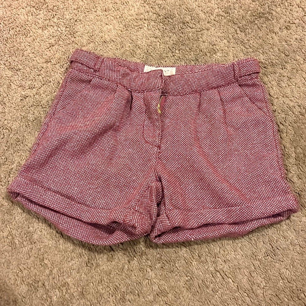 Girls purple shorts size 5-6